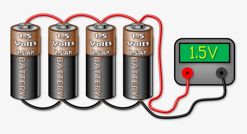 Batteries In Parallel 134 Kb - Electric Battery, transparent png