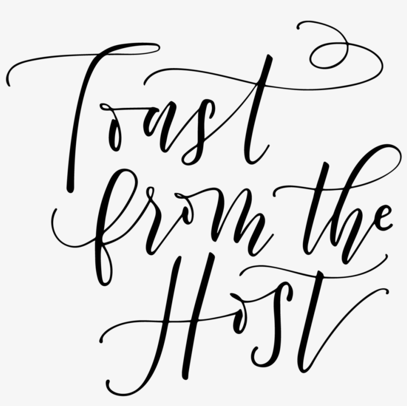 Cotton Candy - Toast In Cursive, transparent png