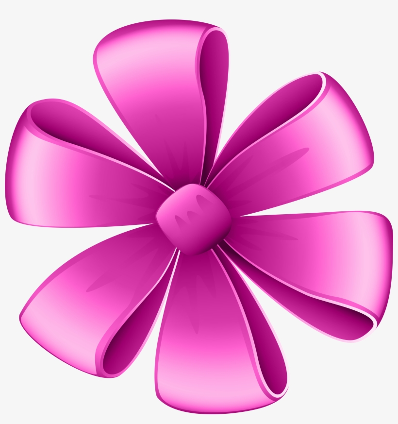 Pink Bow Png, transparent png