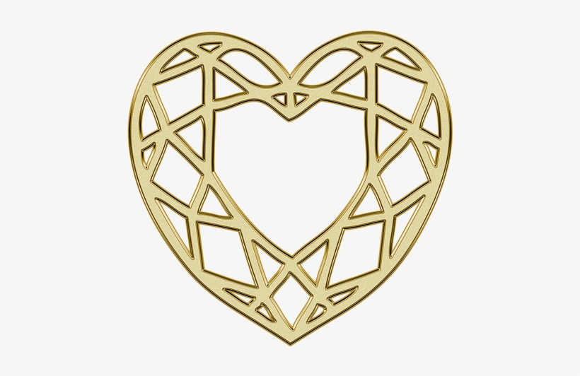 Heart, Golden, Gold, Ornament, Jewelry, Love - Portable Network Graphics, transparent png
