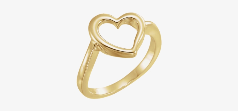 Stuller 50698 307101 P Open Heart Ring Size 7 12 25, transparent png