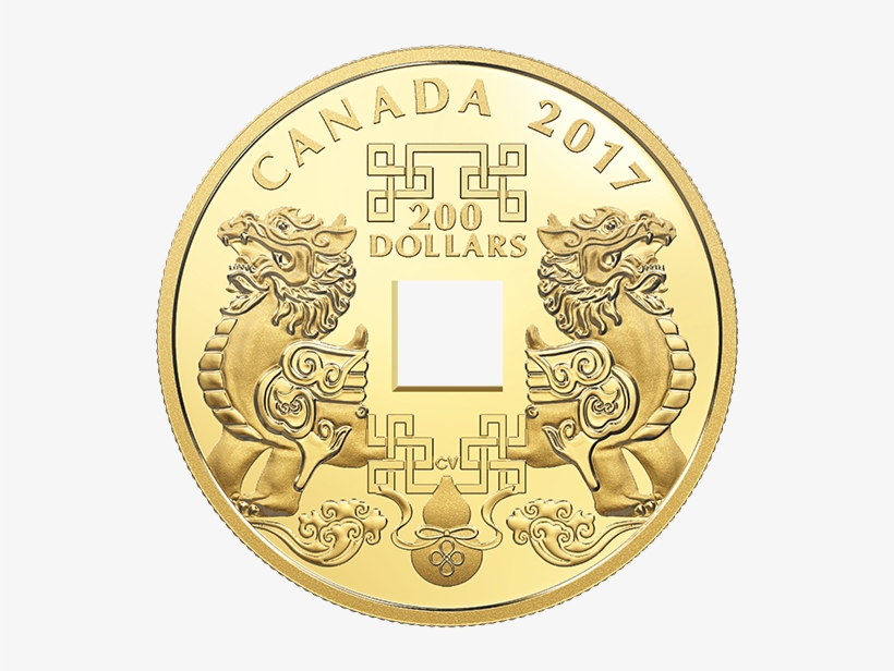 25 G Pure Gold Coin - Canadian Silver Rooster Coin, transparent png