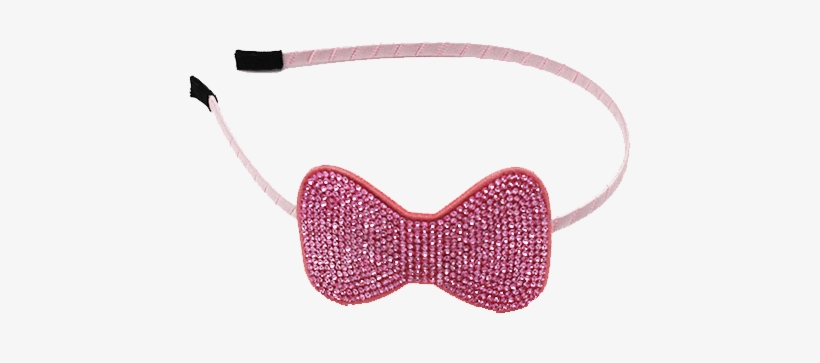 Chicky Swag Rhinestone Bow Headband - Bandeau, transparent png