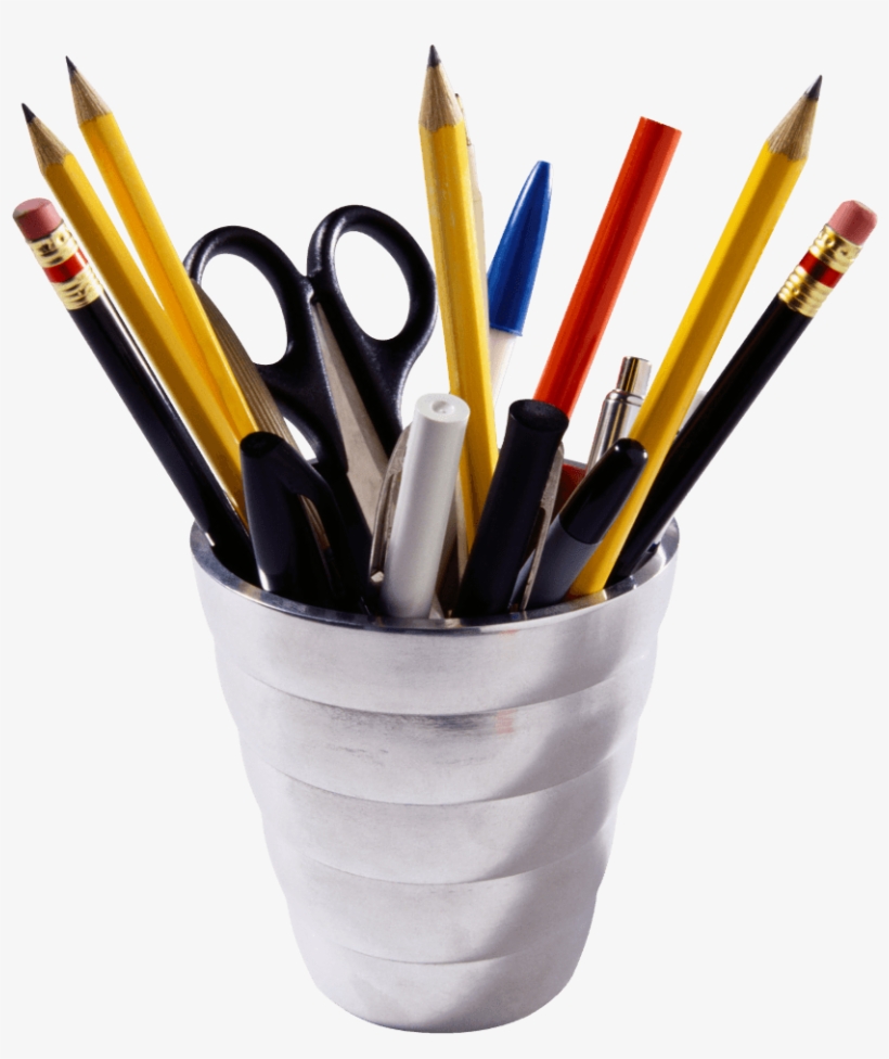 Office Supplies Pot - Stationary Logo In Png, transparent png