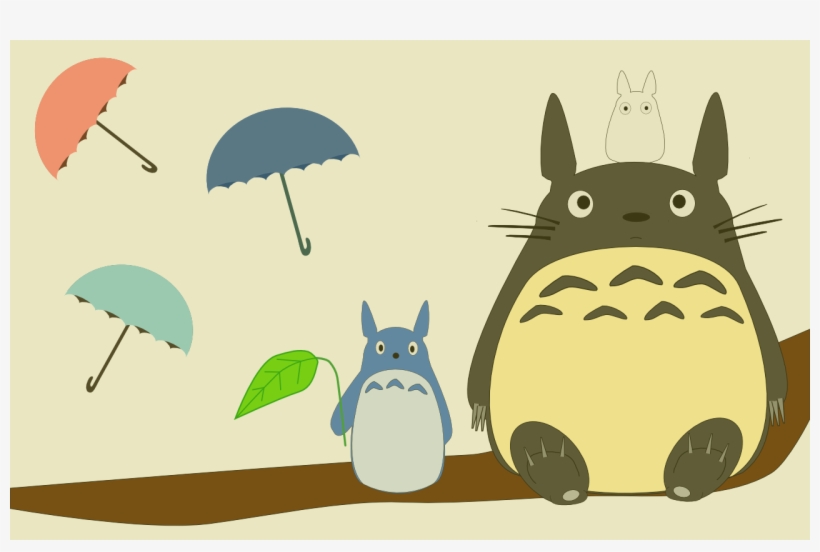 Totoro Backgrounds - Wallpaper Cave - My Neighbor Totoro Animation Art Poster Decor - W22980, transparent png