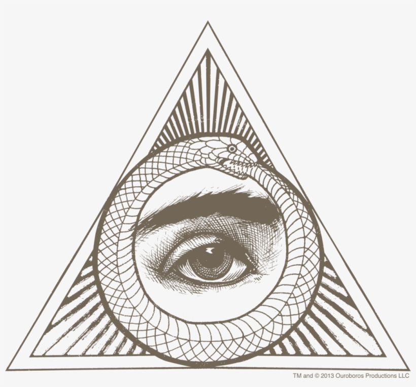 Hemlock Grove Eye Ouroboros Sticker, transparent png