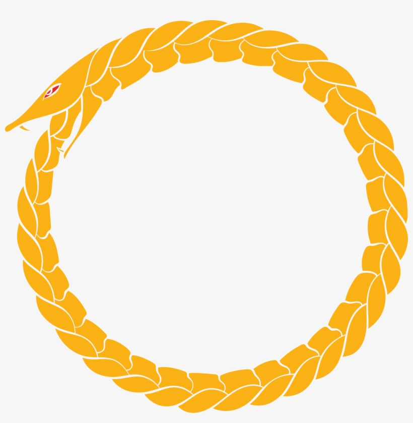 The Ouroboros - - Snake Biting Its Own Tail, transparent png