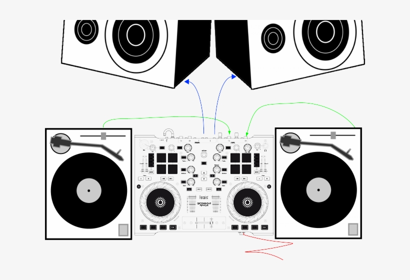 Turntables Png Cliparts - Hercules Rmx 2 Timecode, transparent png