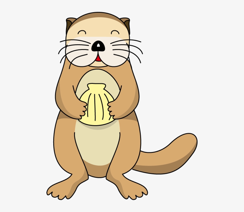 Otter Clipart Christmas Clip Free - Otter Clip Art, transparent png