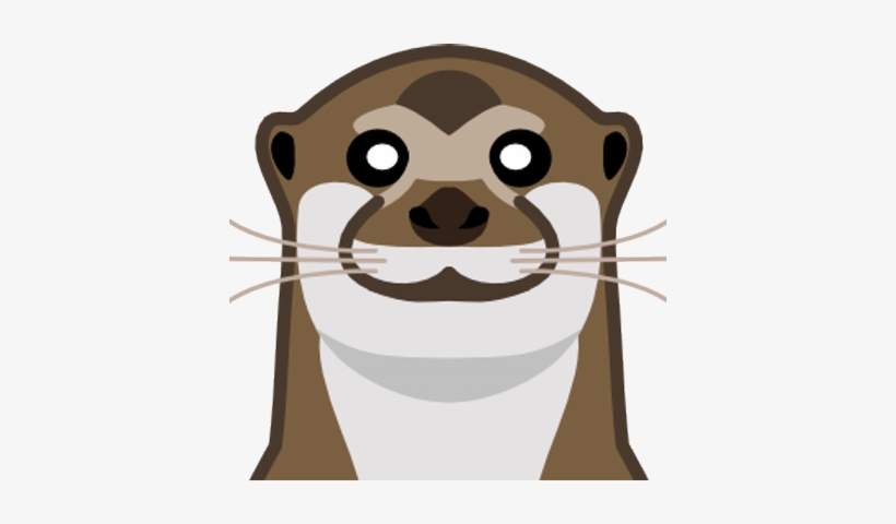 Graphic Transparent Library Face Free On Dumielauxepices - Otter Face Clip Art, transparent png