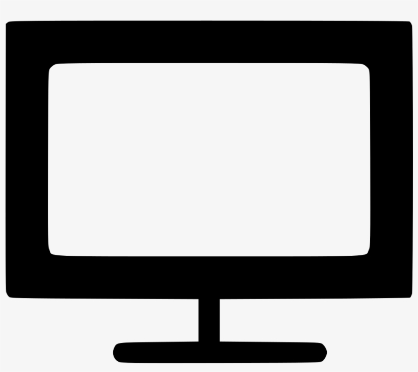 Flat Screen Tv - Computer Svg, transparent png