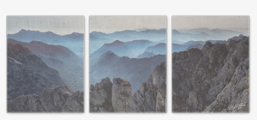 Mountain Range Canvas - Summit, transparent png