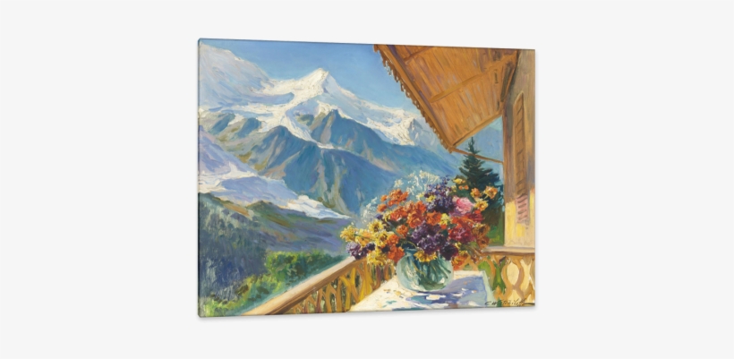 Russian Academic Painter Constantin Westchiloff Was - Mont Blanc, Switzerland Tote Bag, transparent png