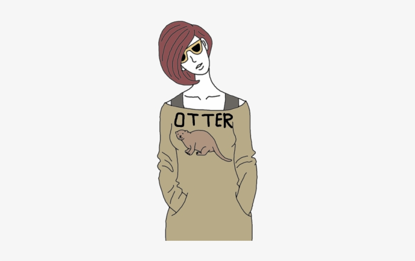 Otter, transparent png