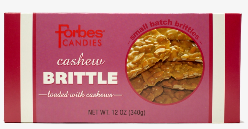 Cashew Brittle 12oz Box, transparent png
