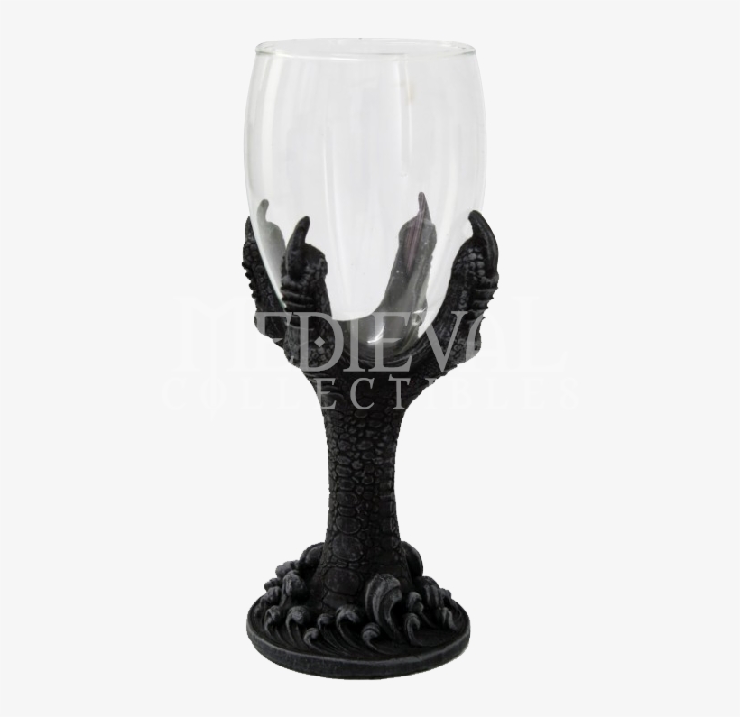 Dragon Claw Glass Chalice, transparent png