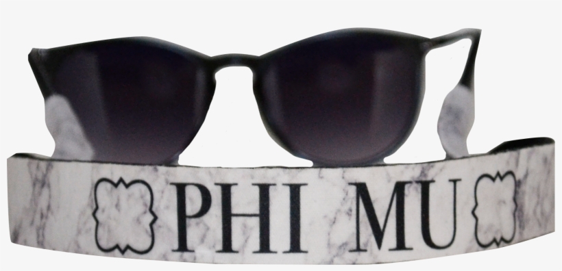 Phi Mu Sunglass Strap, transparent png