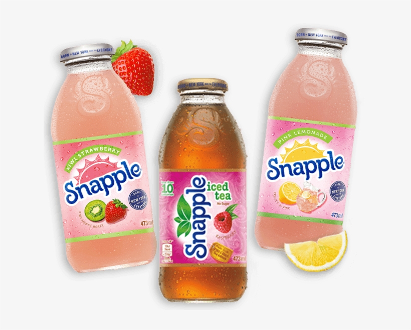 New Look Snapple Bottles, transparent png