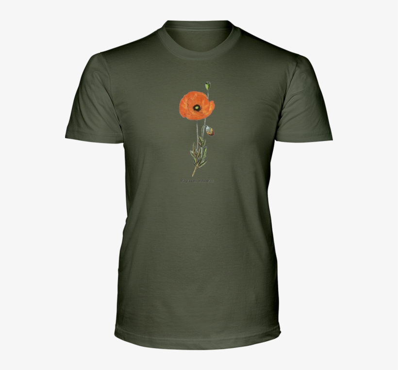 The Red Poppy Tee, transparent png