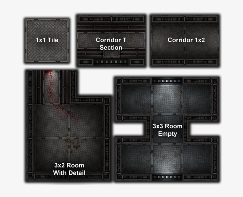 Modular Sci-fi Dungeon, transparent png