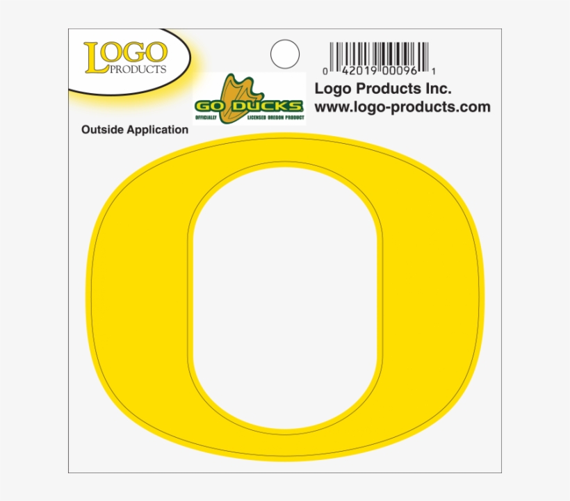 Oregon Ducks Logo Black And White, transparent png