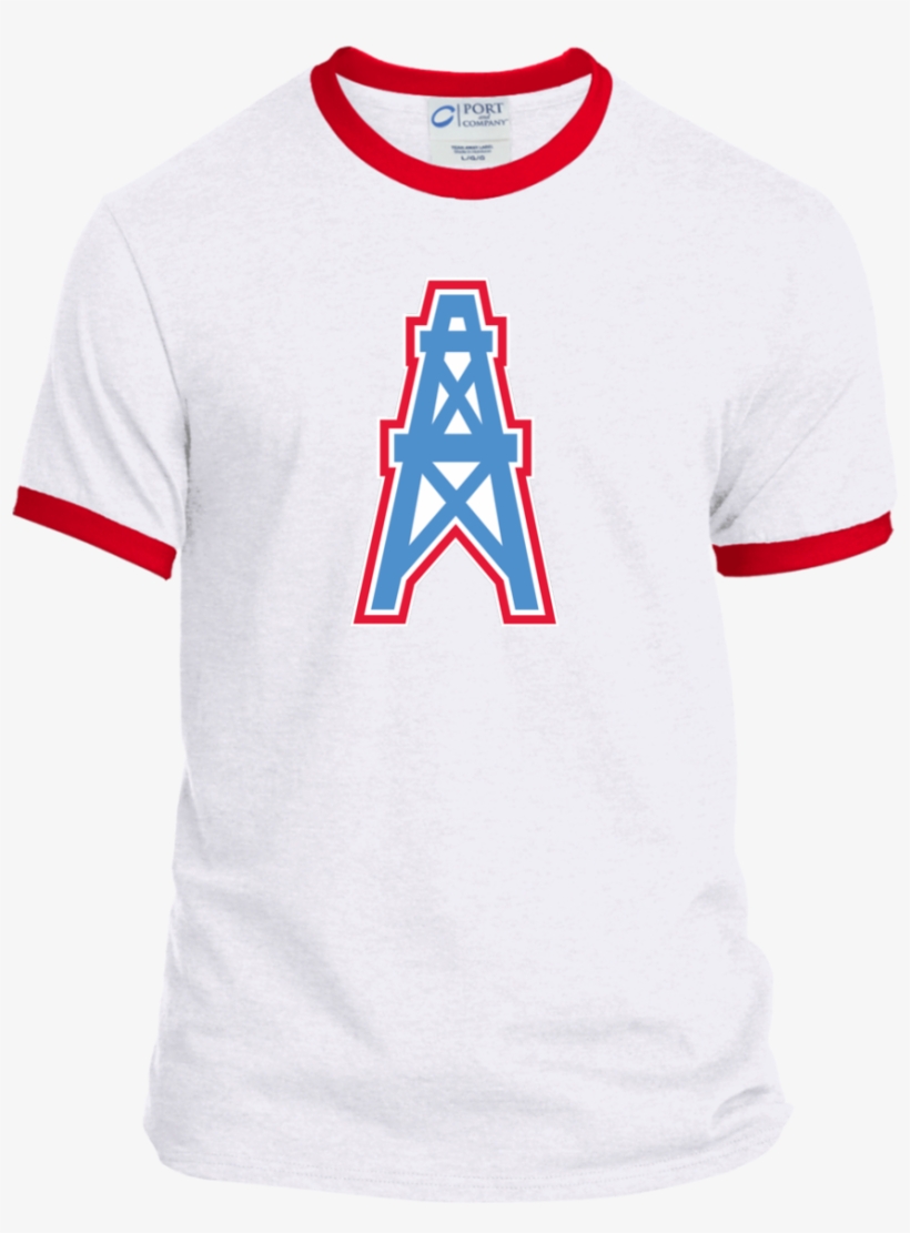 Houston Oilers Pc54r Port Amp Co Ringer Tee, transparent png