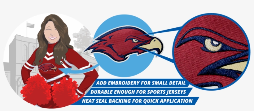 Tackle Twill Applique Works Great For Creating Mascot, transparent png