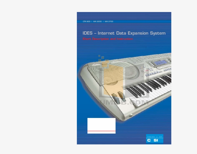Casio Music Keyboard Wk-3000 Pdf Page Preview, transparent png