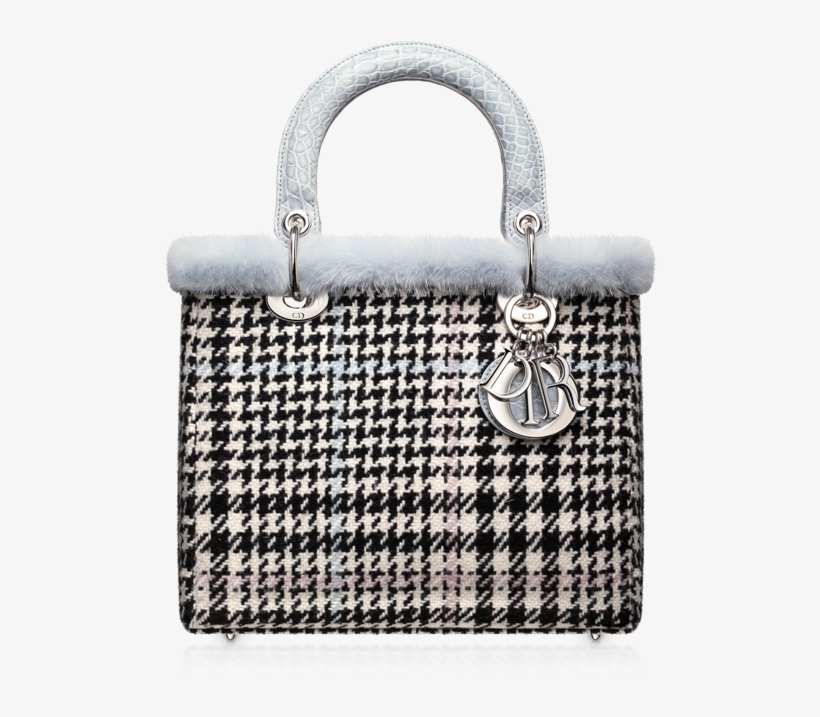 Dior Black And Blue Porcelain Tweed/crocodile/mink, transparent png