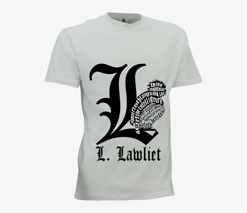 Lawliet White Tee, transparent png