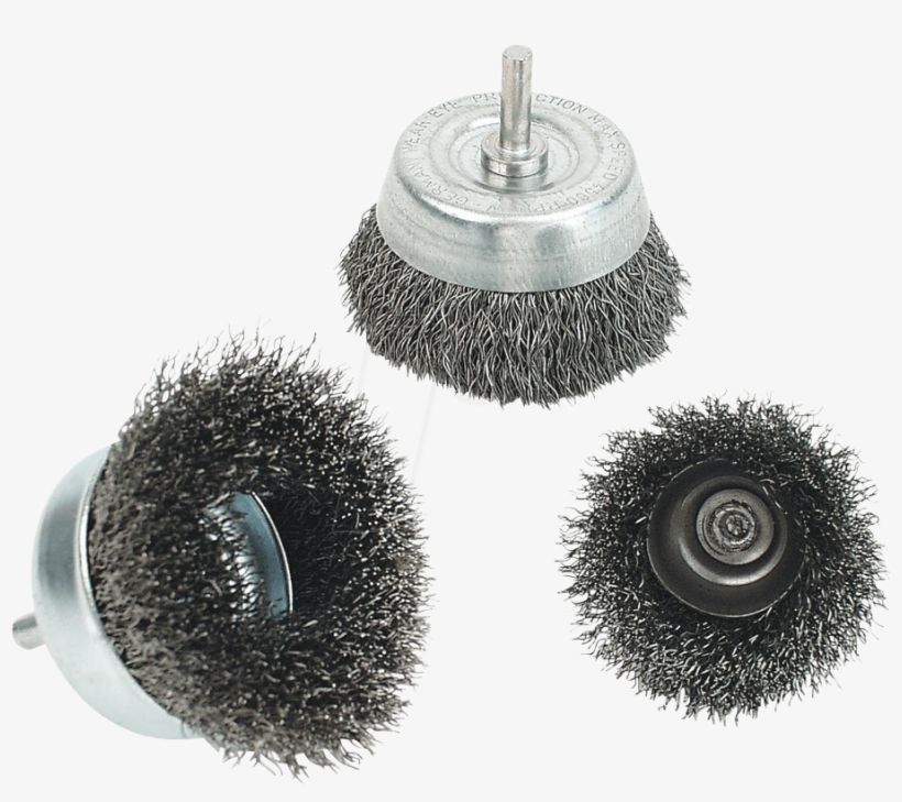 Steel Wire Brushes Cup Brushes, 50 Mm, Coarse Brüder, transparent png
