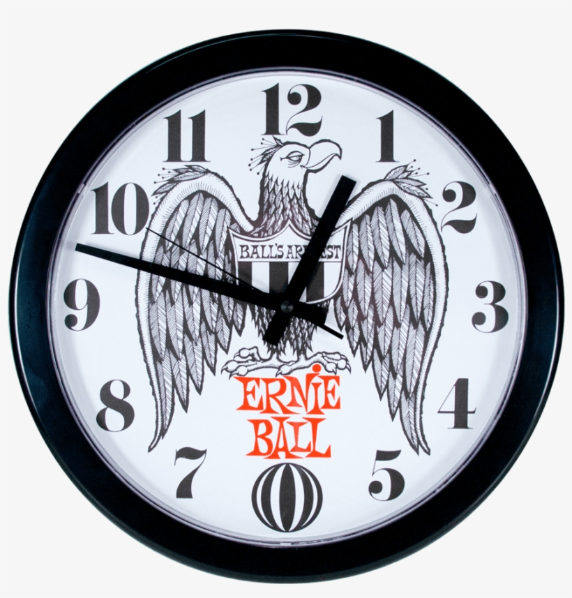 Ernie Ball Clock Front, transparent png