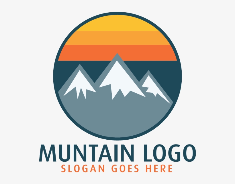 Mountain Logo Design, transparent png