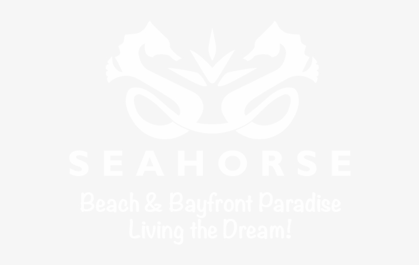 Seahorse Logos Vector White-02, transparent png