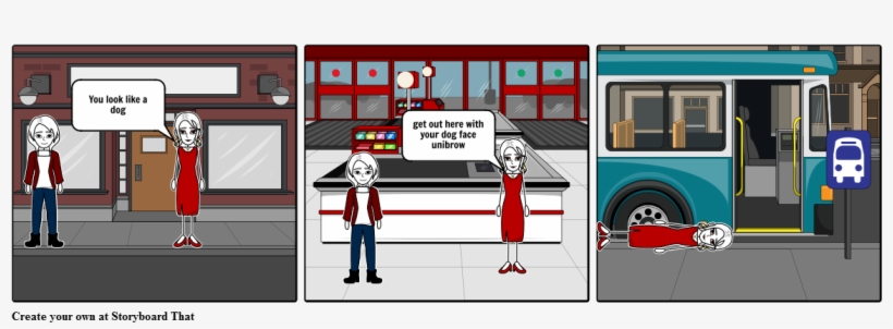 Women Bullys Then Gets Hit By A Bus, transparent png