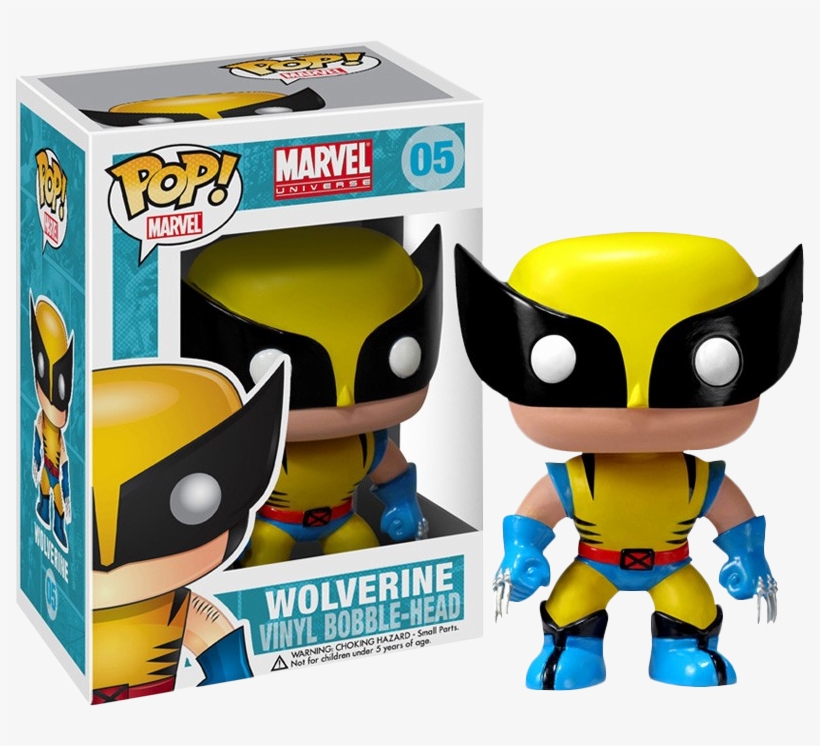 Wolverine Pop Vinyl Bobble Head Figure, transparent png