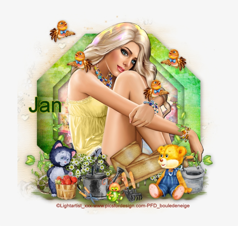 With Her Beautiful Kit « Lazy Dayz Of Summer» Gorgeous, transparent png