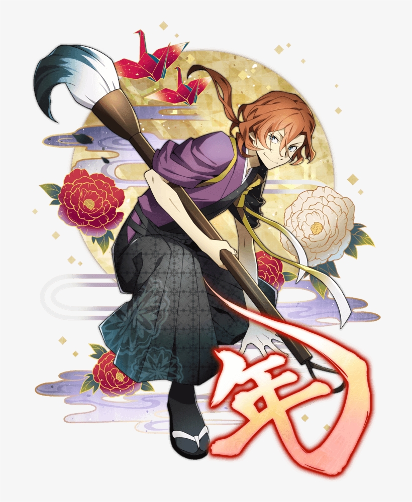 0072 Nakahara Chuuya Full, transparent png