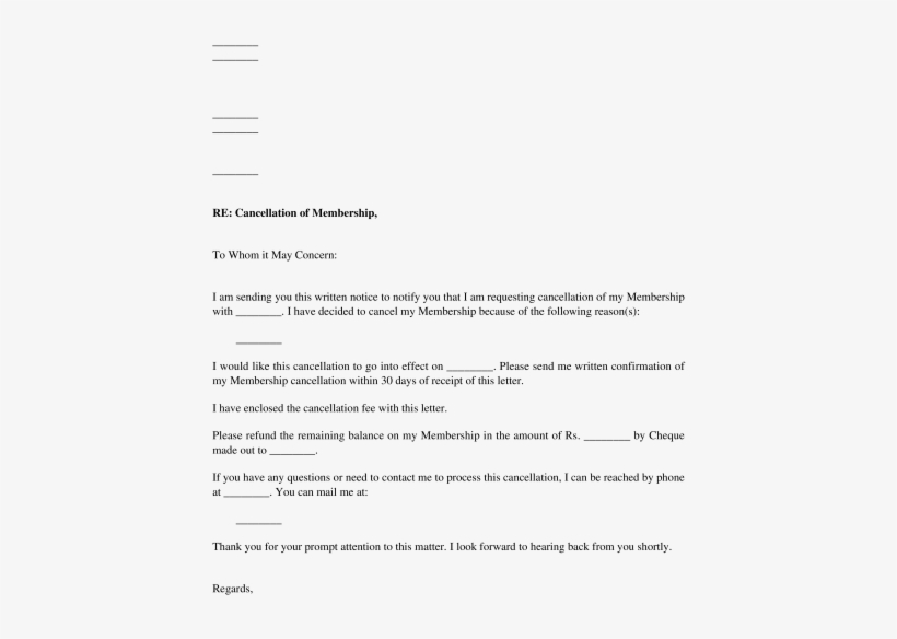 Cancellation Letter, transparent png