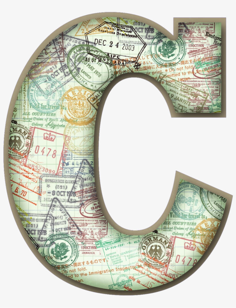 Love This C Of Cancelled Stamps, transparent png