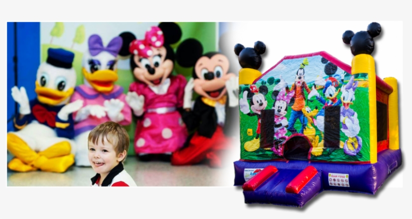 Mickey Mouse Clubhouse Characters & Bounce House Rental, transparent png