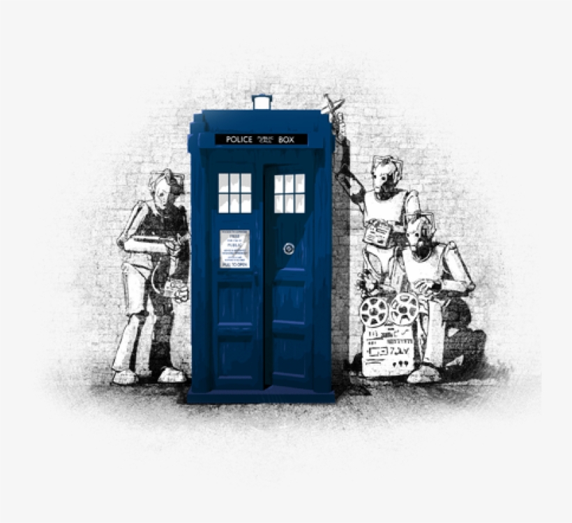 "bankcy" By Billy Allison Cyberman Tardis Design In, transparent png