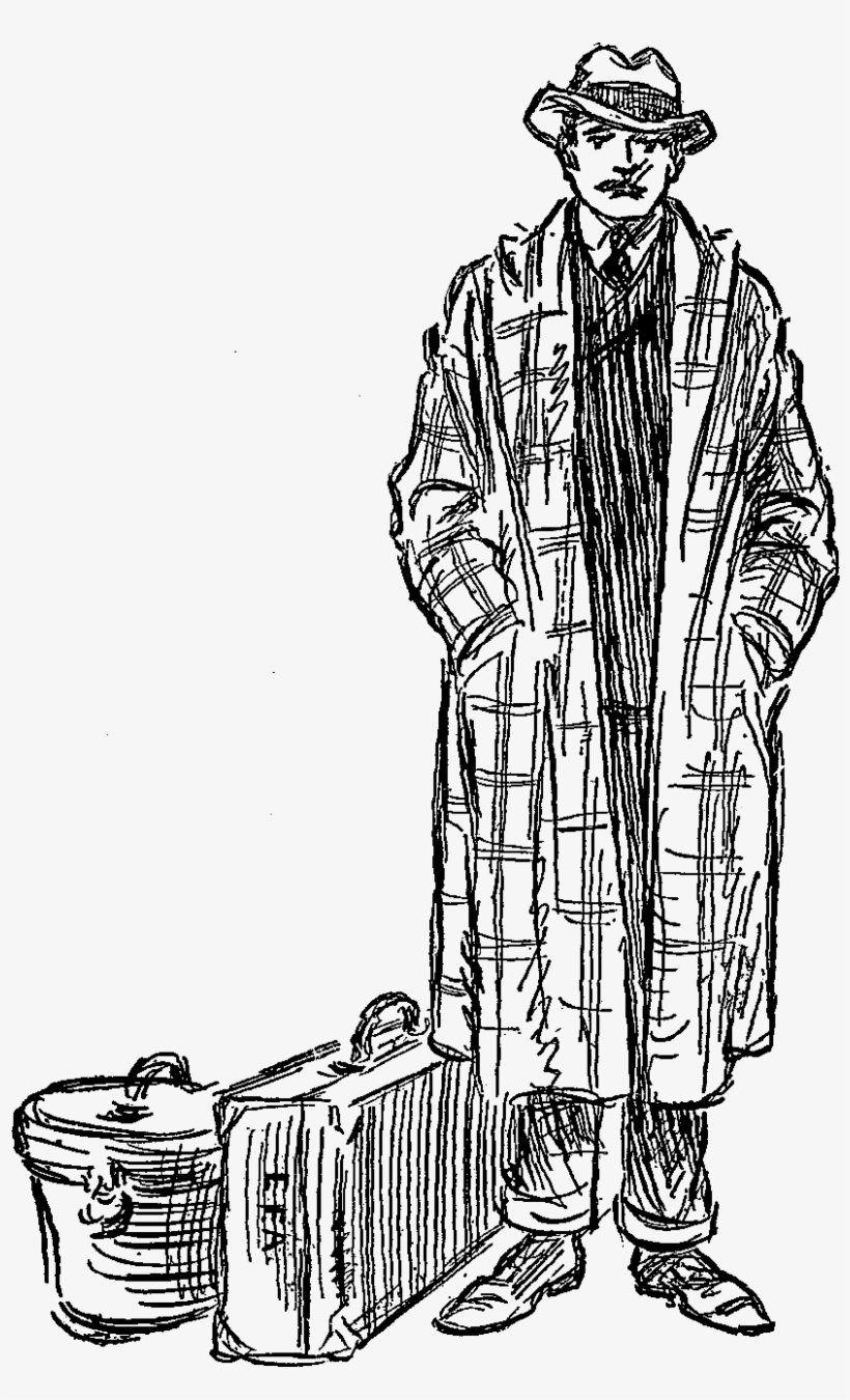 Traveling Man Clip Art - 938x1405 PNG Download - PNGkit