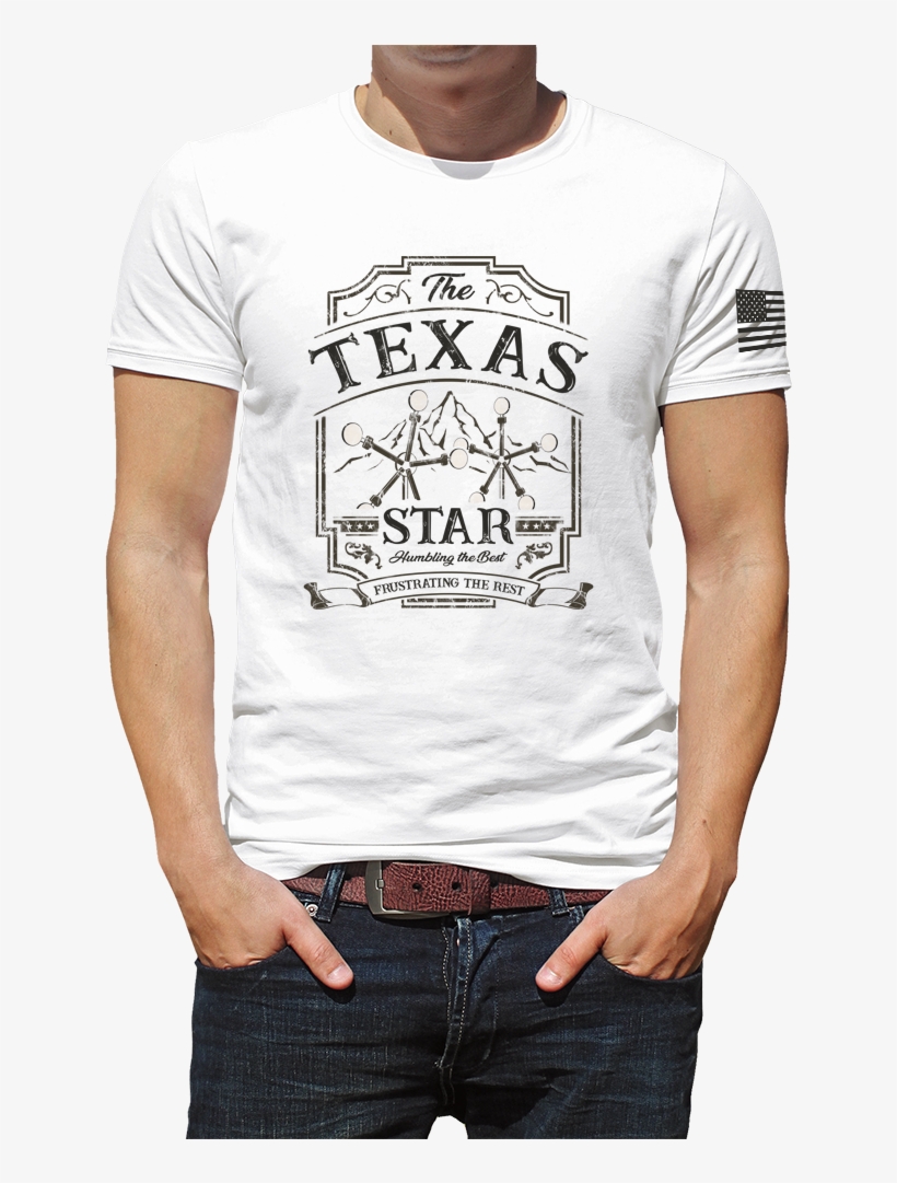 Texas Star T-shirt, transparent png