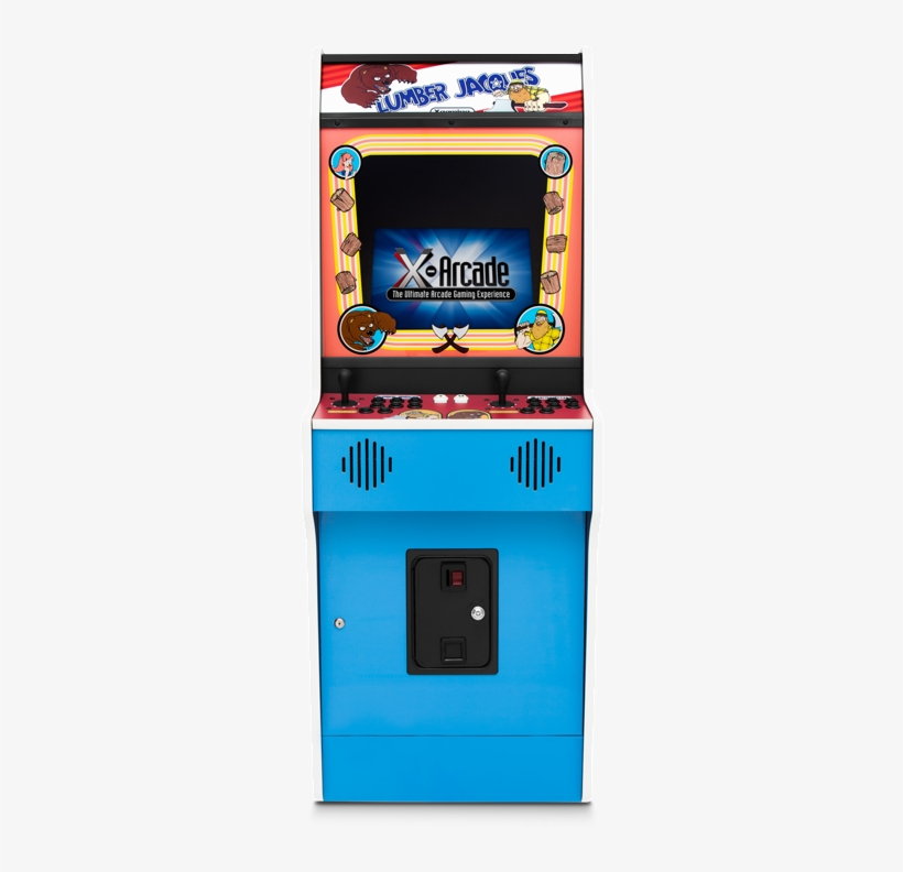 "lumber Jacques" Arcade Cabinet With 250 Arcade Classics, transparent png