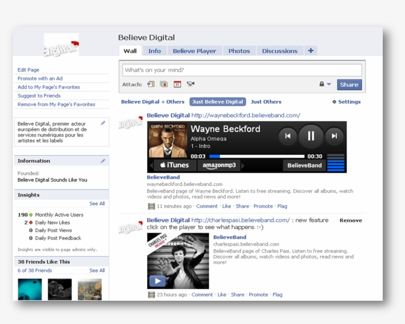 New Believe Facebook Player Now Available, transparent png