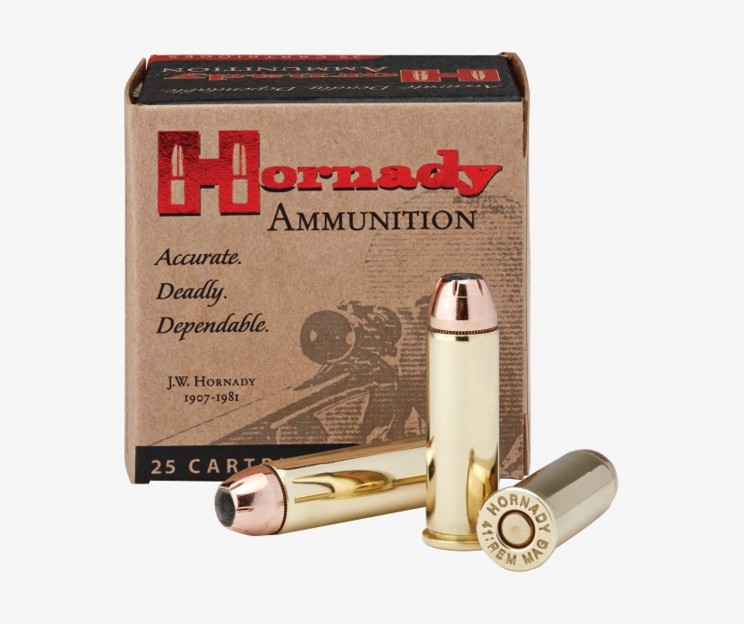 Hornady 9077 Custom 41 Remington Magnum 210 Gr Xtp, transparent png