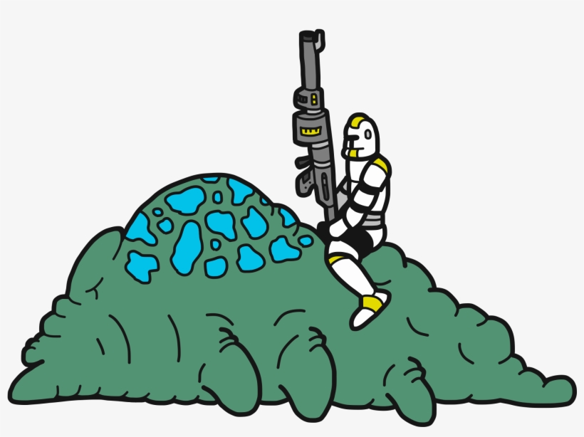 Clone Trooper On Gelagrub, transparent png