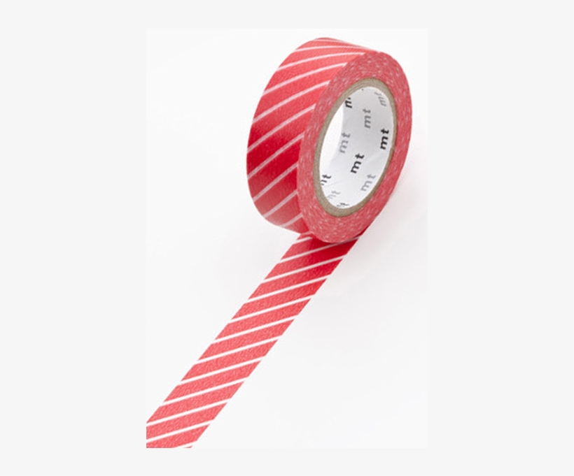 Mt Masking Tape Red Stripe, transparent png