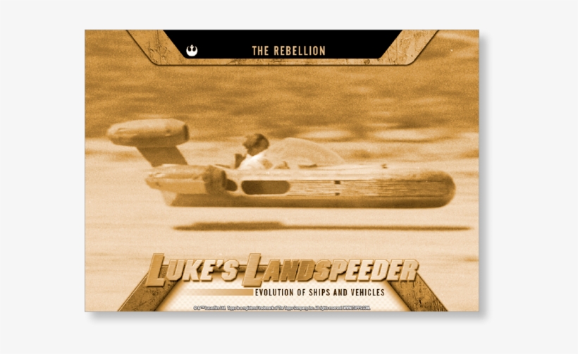 2016 Star Wars Evolution Luke'slandspeeder Evolution, transparent png